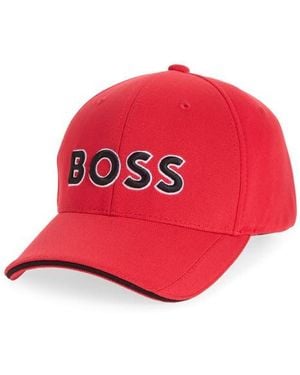 BOSS Logo Baseball Cap - Red