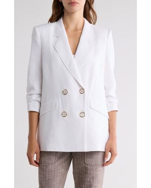 Ramy Brook Gianni Double Breasted Blazer - Blue