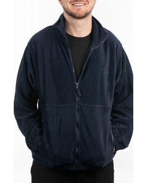 Burnside Polar Fleece Full Zip Jacket - Blue