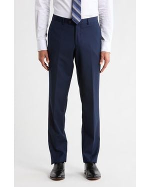 No Ordinary Joe by Ted Baker Joey Wool Dress Pants - Blue
