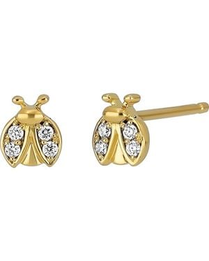 Bony Levy Icon Diamond Bug Stud Earrings (Nordstrom Exclusive) - Metallic