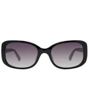 Kate Spade Dionna 52Mm Polarized Gradient Rectangular Sunglasses - Black
