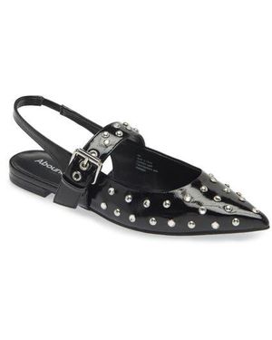 Abound Kadia Slingback Pointed Toe Flat - Black