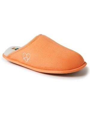 Dearfoams Riley Pride Scuff Slipper - Orange