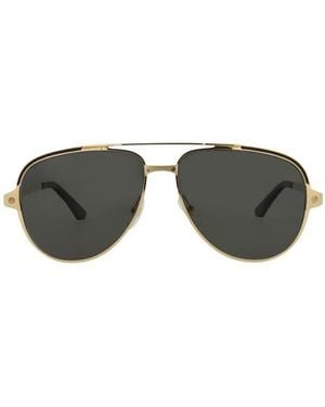 Cartier 60Mm Aviator Sunglasses - Multicolor