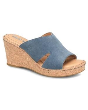 Børn Sorine Platform Wedge Sandal - Blue