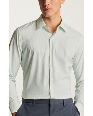 Bonobos Check Button Down Shirt - Gray