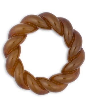 Frasier Sterling Caramel Macchiato Bangle Bracelet - Brown