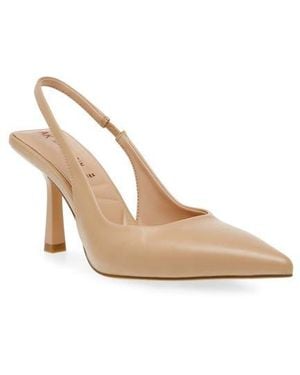 Anne Klein Indianna Slingback Pump - Natural