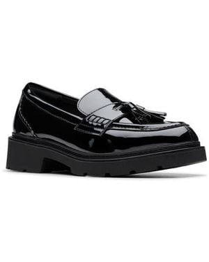 Clarks Lauryl Tassel Loafer - Black