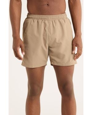 BOSS Dolphin Swim Trunks - Natural