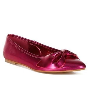 Rag & Co Bromelia Water Repellent Bow Flat - Red