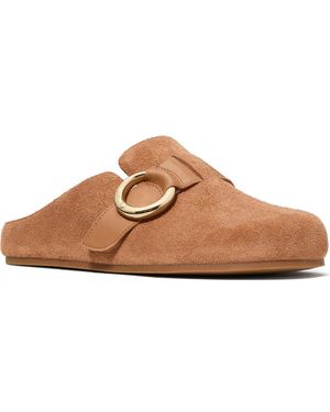 Kate Spade Halo Suede Clog - Brown