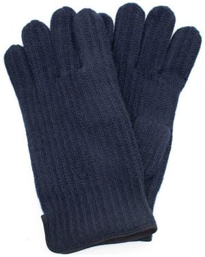 Portolano Cashmere Gloves - Blue
