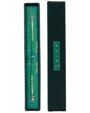 Leith Gradient Cz Tennis Bracelet - Green