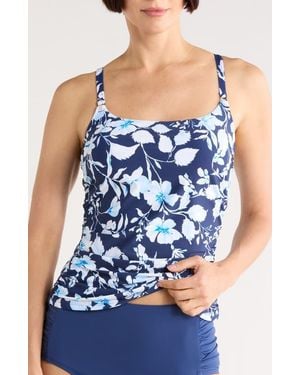 Jantzen Eden Cami Tankini Top - Blue