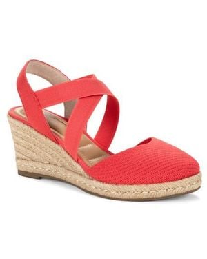 Me Too Stelle Espadrille Wedge Sandal - Red