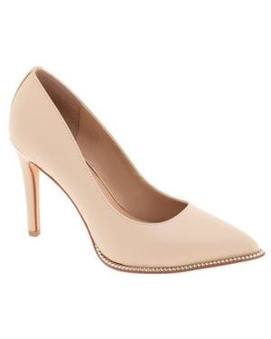 BCBGeneration Hiarlia Chain Trim Pointed Toe Pump - Pink