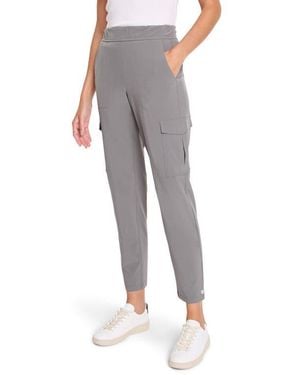 NZ ACTIVE by NIC+ZOE Tech Stretch Ankle Cargo Pants - Gray