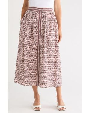Max Studio Button Front Maxi Skirt - Multicolor