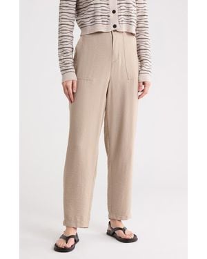 Splendid Crepe Pants - Natural