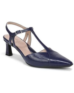 Naturalizer Torin T-Strap Heel - Blue