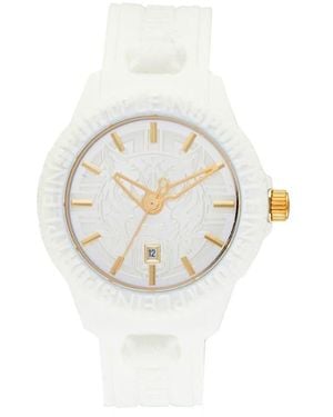 Philipp Plein Fearless Silicone Strap Watch, 43Mm - White