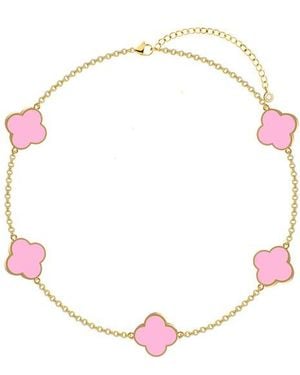 Gabi Rielle Clover Station Chain Bracelet - Multicolor