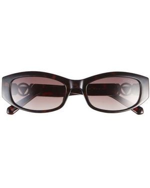 Guess 54Mm Oval Sunglasses - Multicolor