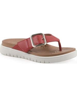 White Mountain Nalla Recovery Foam Thong Sandal - Pink