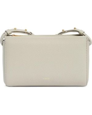 Vince Smyrna Leather Wallet On A Strap - White