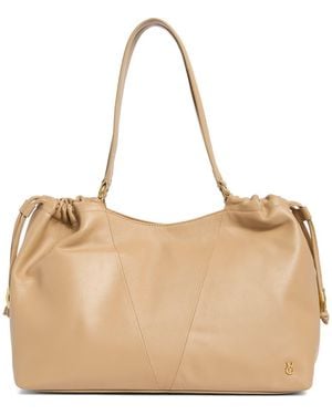 Vince Camuto Leane Leather Tote - Natural