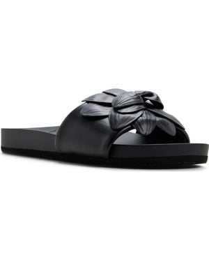 Roxy Flower Girl Slide Sandal - Black