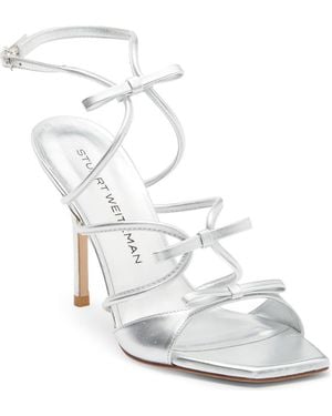 Stuart Weitzman Tully 100 Sandal - White