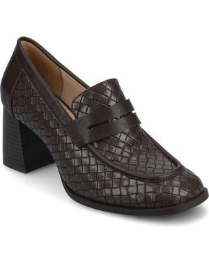 Journee Collection Malleah Loafer Pump - Black