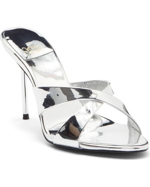 Jeffrey Campbell Crisscross Slide Sandal - White