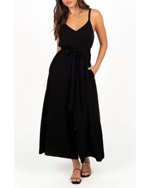 Petal & Pup Gaia Wide Leg Jumpsuit - Black