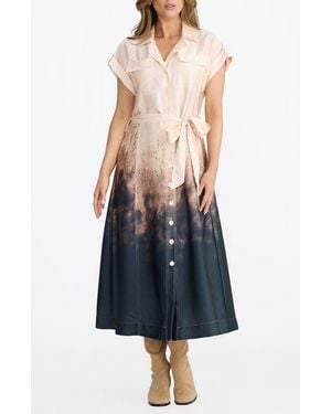 Brave+True Portia Maxi Shirtdress - Blue