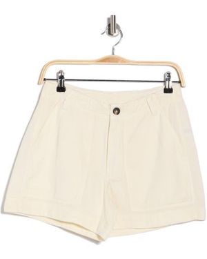 Joie Tencel Lyocell Shorts - Natural