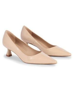 LK Bennett Avalina Flare Kitten Heel Pump - Natural