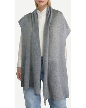 Portolano Cashmere Wrap Scarf - Gray