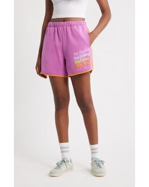 The Mayfair Group Stay You Sweat Shorts - Pink