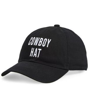David & Young Cowboy Hat Baseball Cap - Black