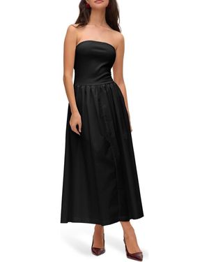 Vero Moda Ane Strapless Maxi Dress - Black