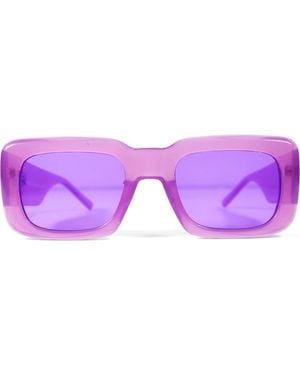 Wisdom Frame 1 52Mm Square Sunglasses - Purple