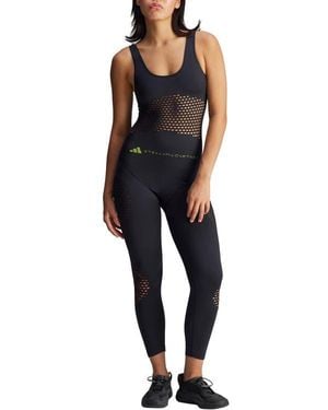 adidas By Stella McCartney Asmc Mesh Onesie Jumpsuit - Black