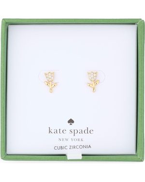 Kate Spade Mini Tulip Stud Earrings - Green