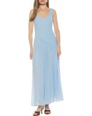 Alexia Admor Elowen U-Neck Maxi Dress - Blue