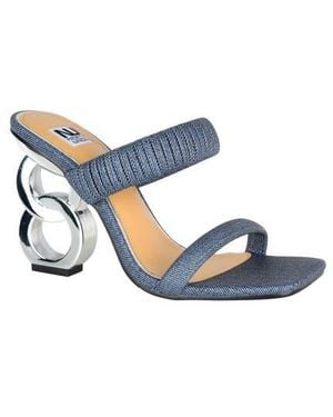 Ninety Union Raddle Square Toe Sandal - White