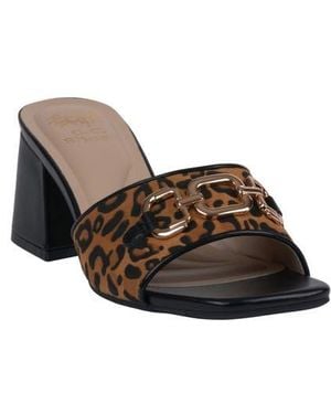 Gc Shoes Wanda Block Heel Sandal - Brown